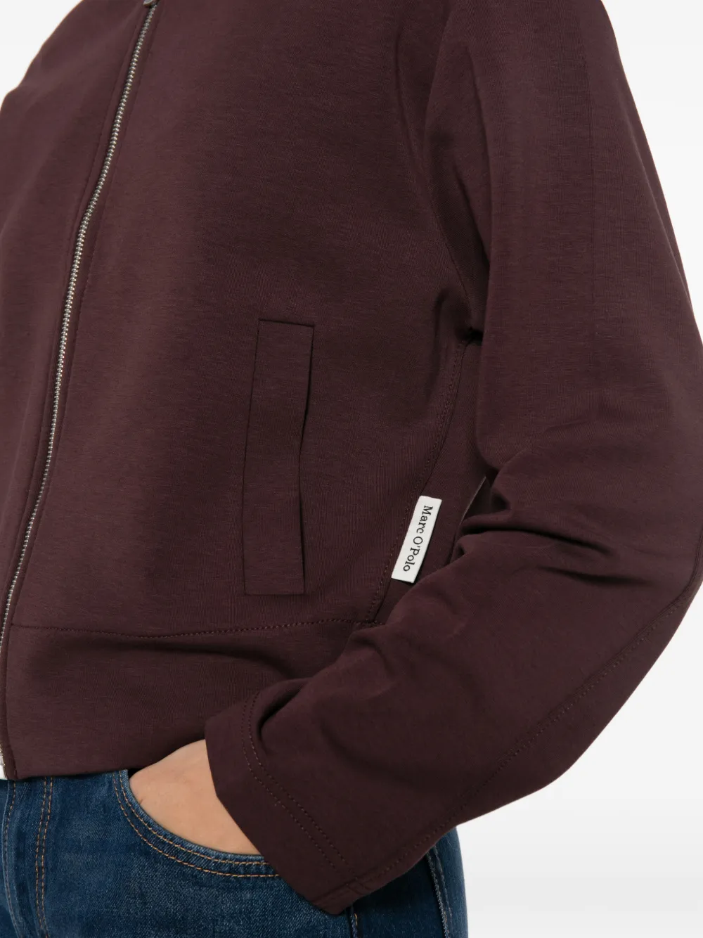 Marc O'Polo Bomberjack met rits Paars