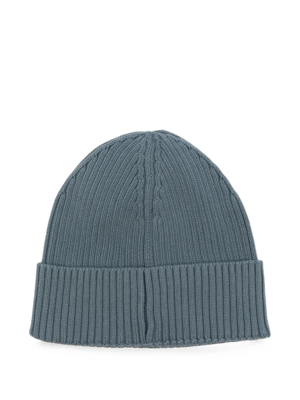 Marc O'Polo ribbed-knit beanie hat Blauw