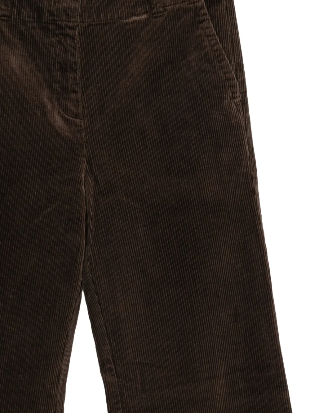 Marc O'Polo corduroy flared trousers Bruin