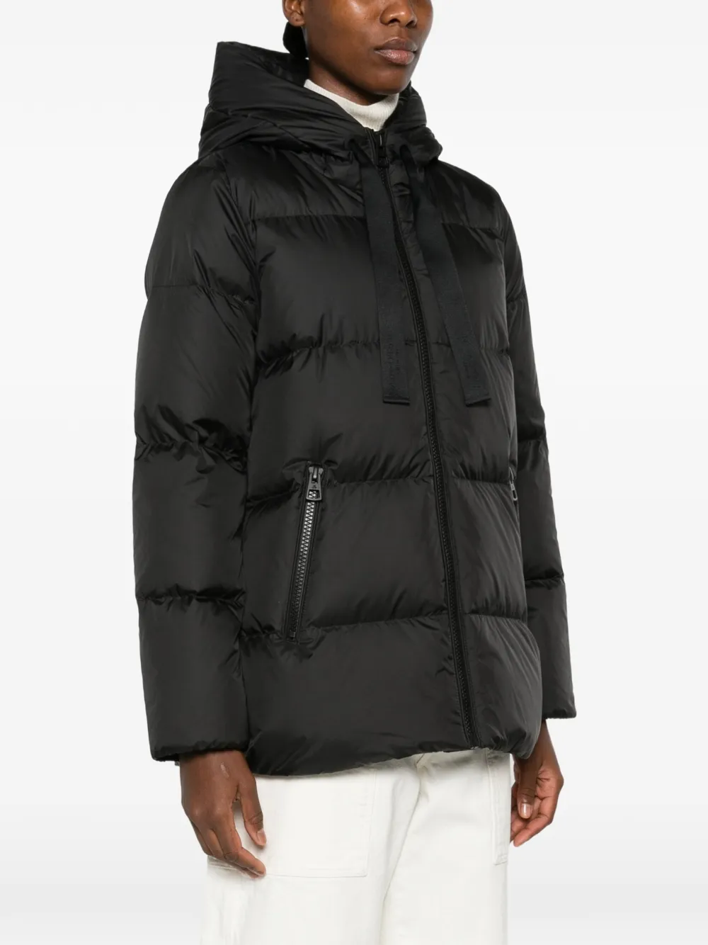 Marc O'Polo Donsjack met capuchon Zwart