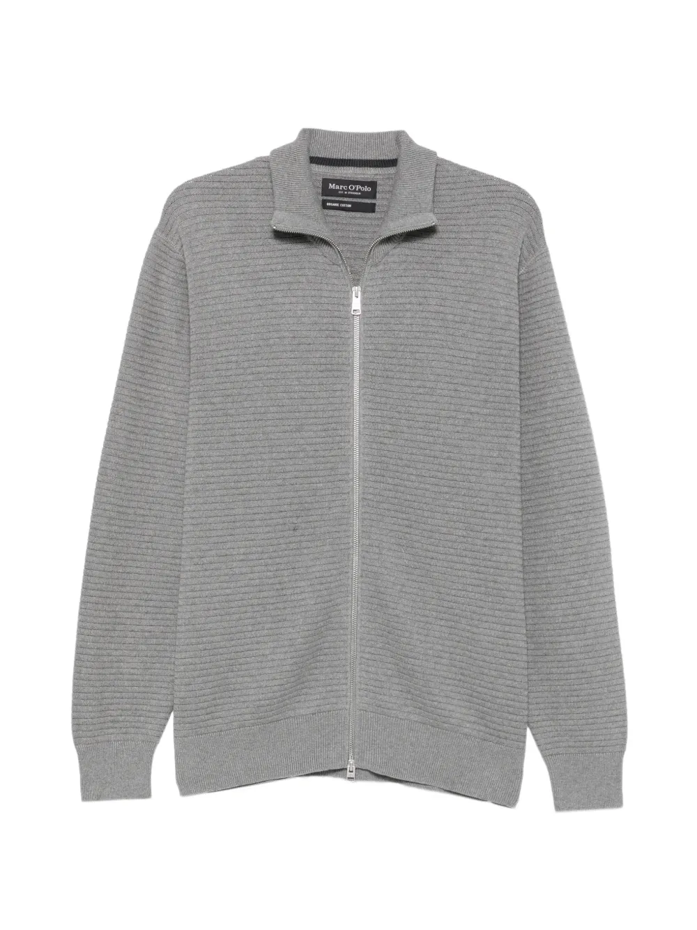 Marc O'Polo ribbed zip-up cardigan