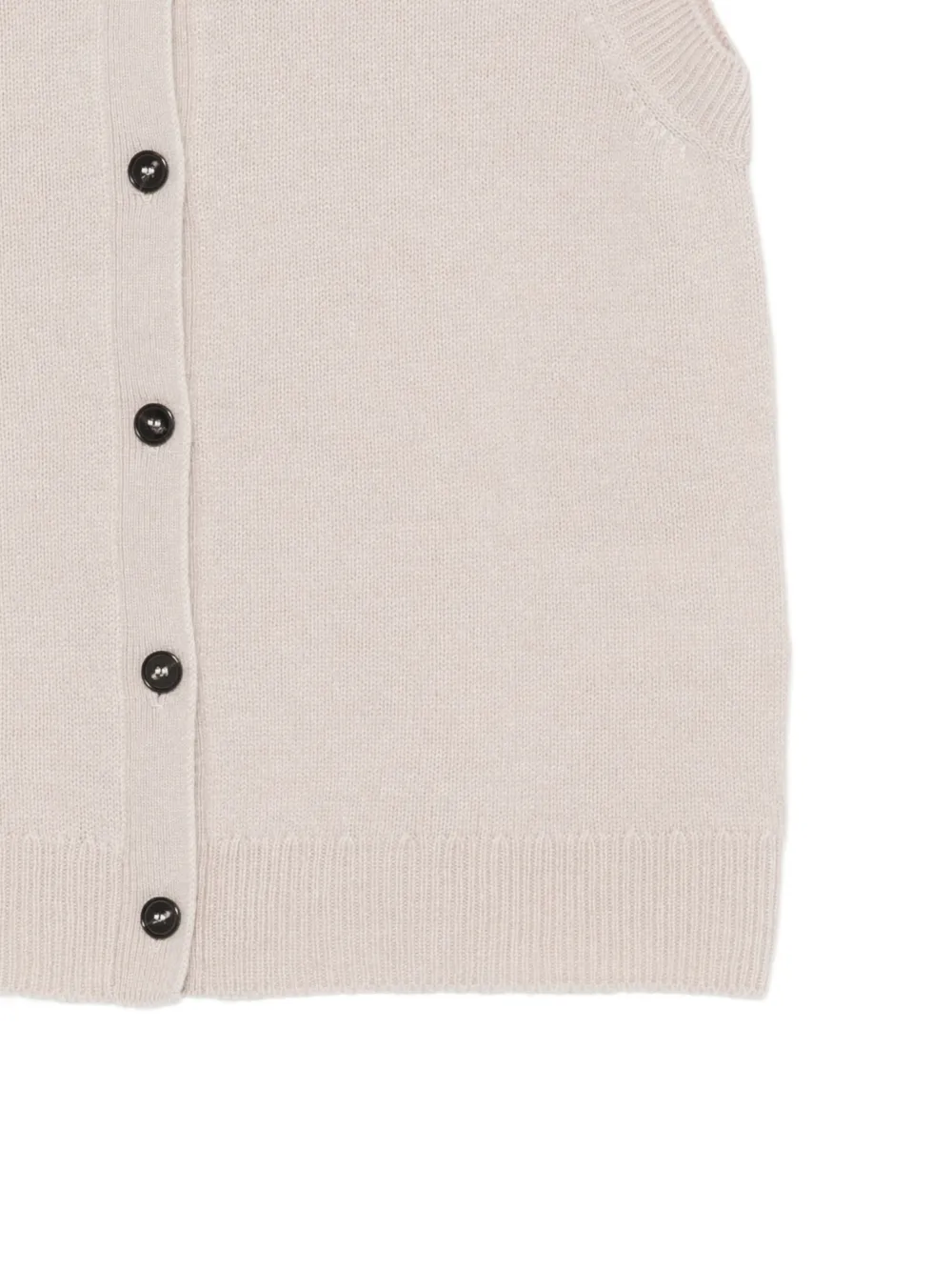 Marc O'Polo Mouwloos vest met knopen Beige