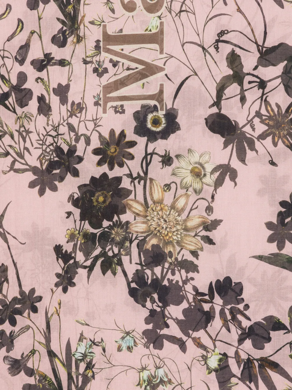 Marc O'Polo Sjaal met bloemenprint Roze
