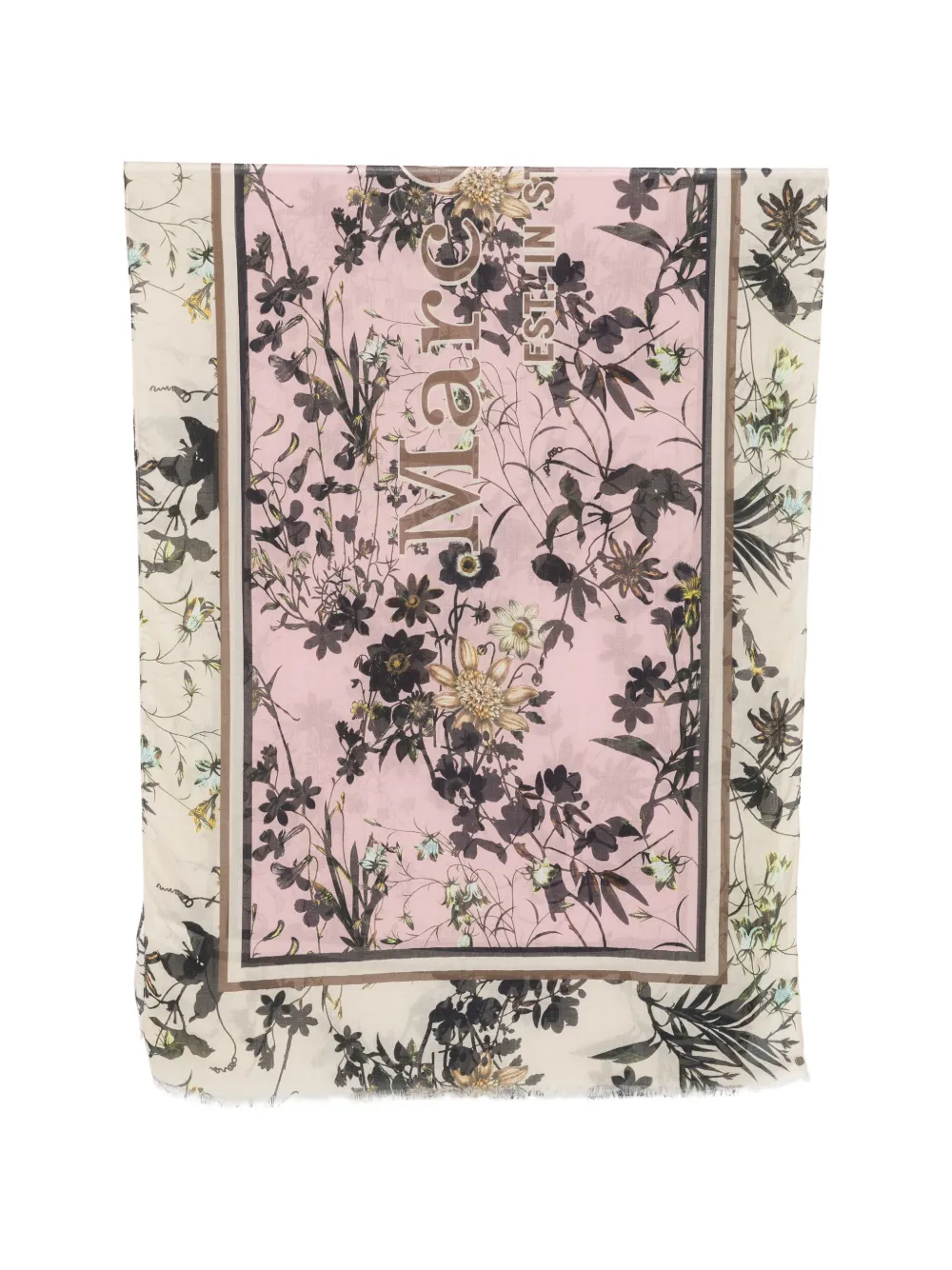 Marc O'Polo floral-print scarf - Rosa