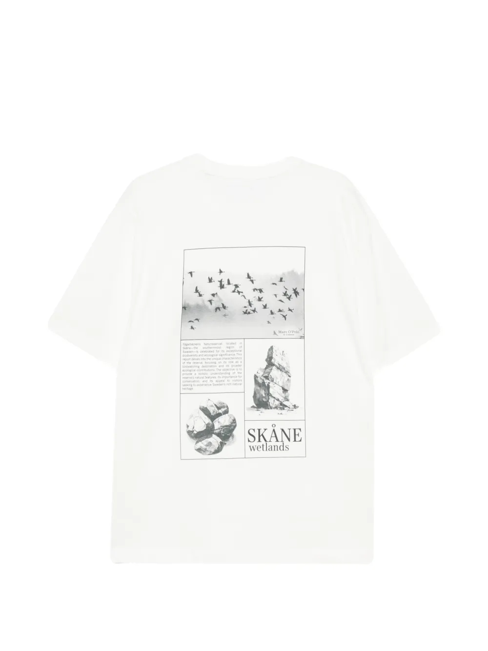 Marc O'Polo graphic-print T-shirt Wit