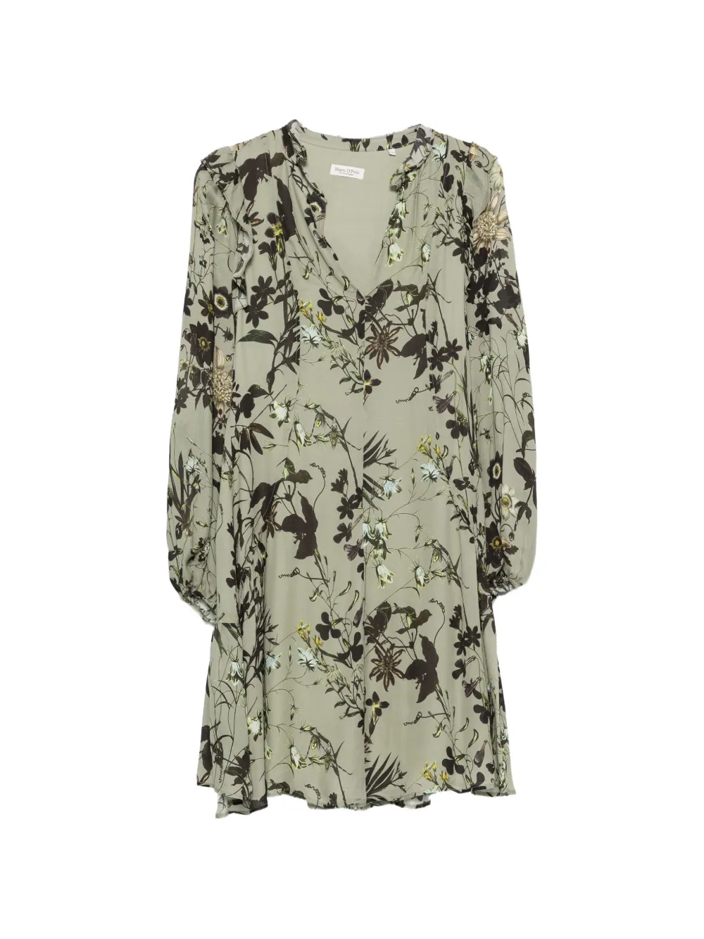 Marc O'Polo floral-print ruffled mini dress