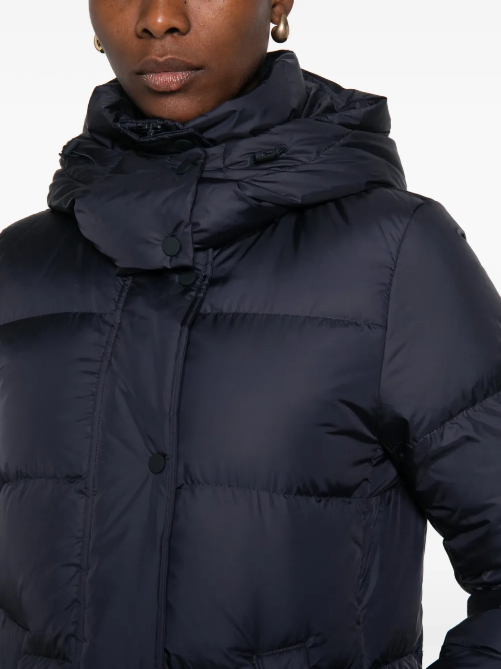 Marc O'Polo Gewatteerde jas met capuchon Blauw