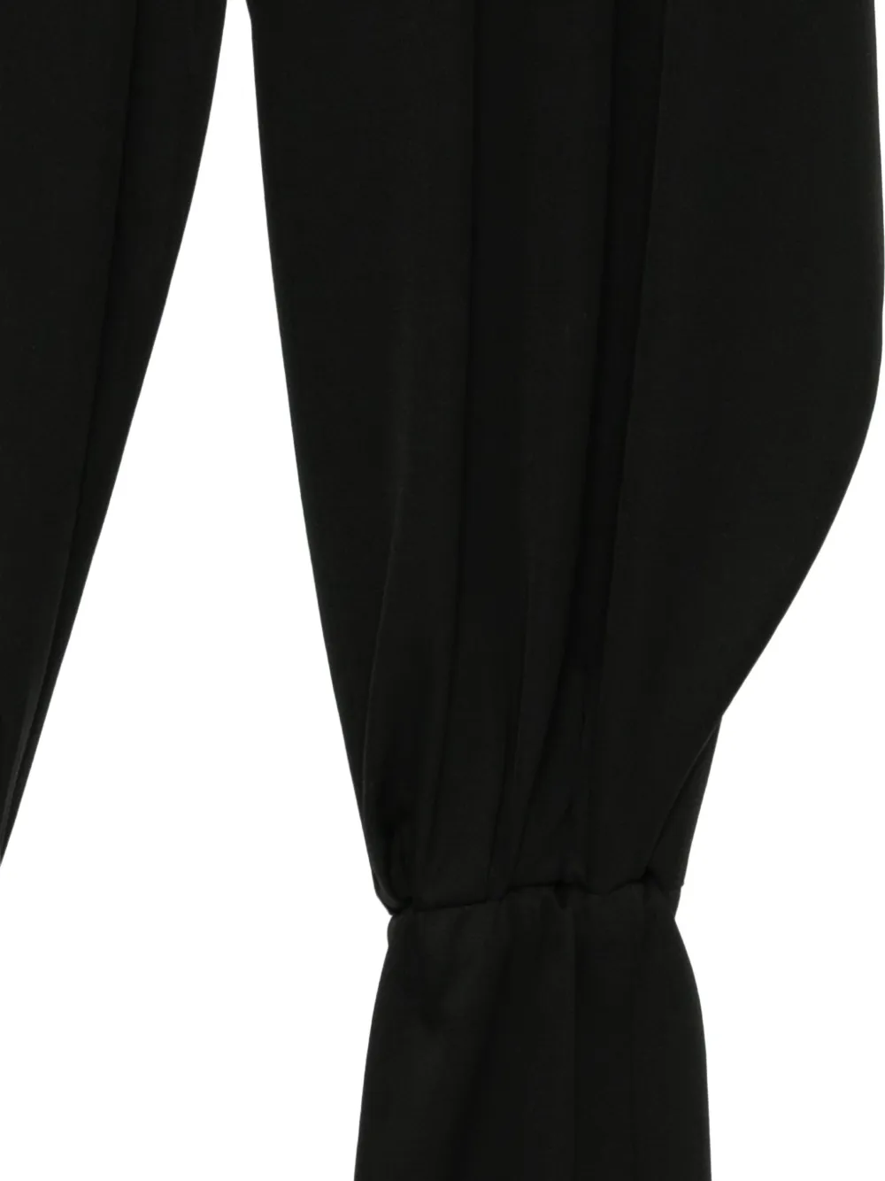 Comme des Garçons Homme Plus Wollen broek van doeskin Zwart