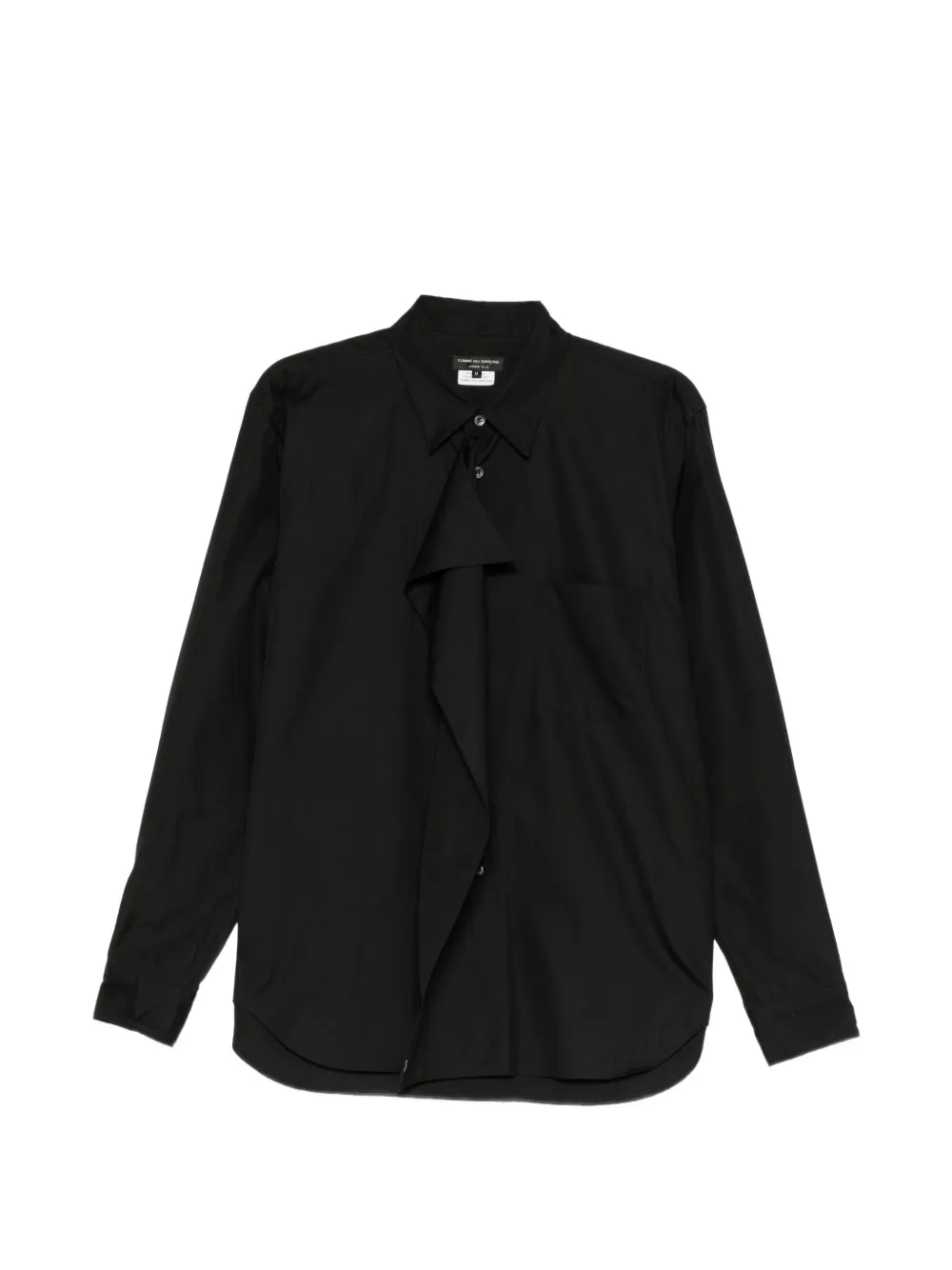 Comme des Garçons Homme Plus asymmetric-panel shirt - Nero
