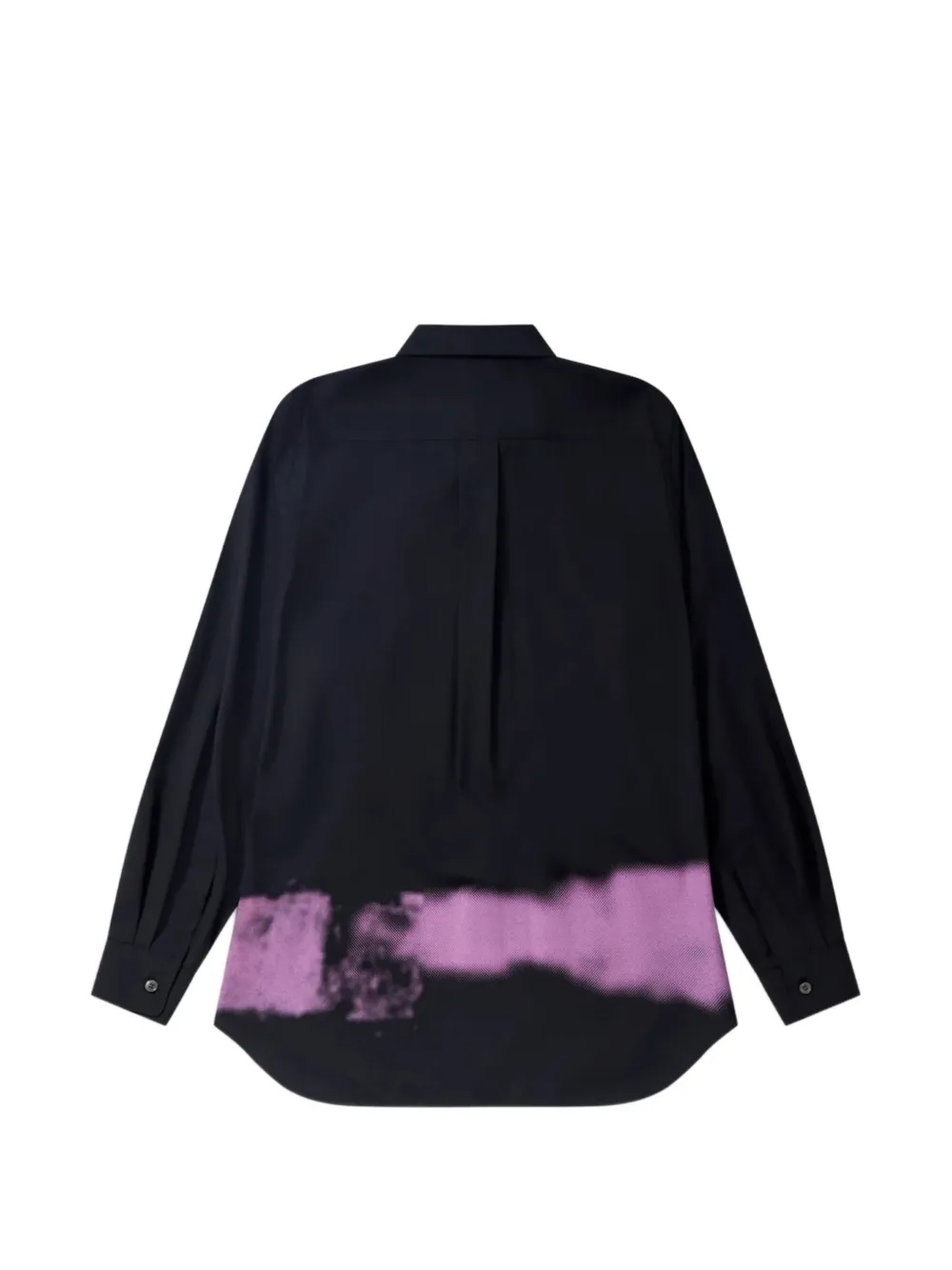 Black Comme Des Garçons Shirt met print Zwart