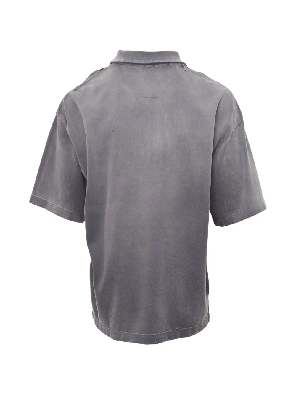 Maison MIHARA YASUHIRO T-shirt met vervaagd effect en kraag Grijs