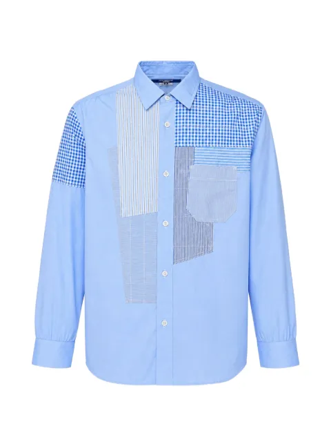 Junya Watanabe MAN camisa con diseño patchwork