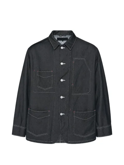 Comme des Garçons Homme contrast-stitch patch-pocket jacket
