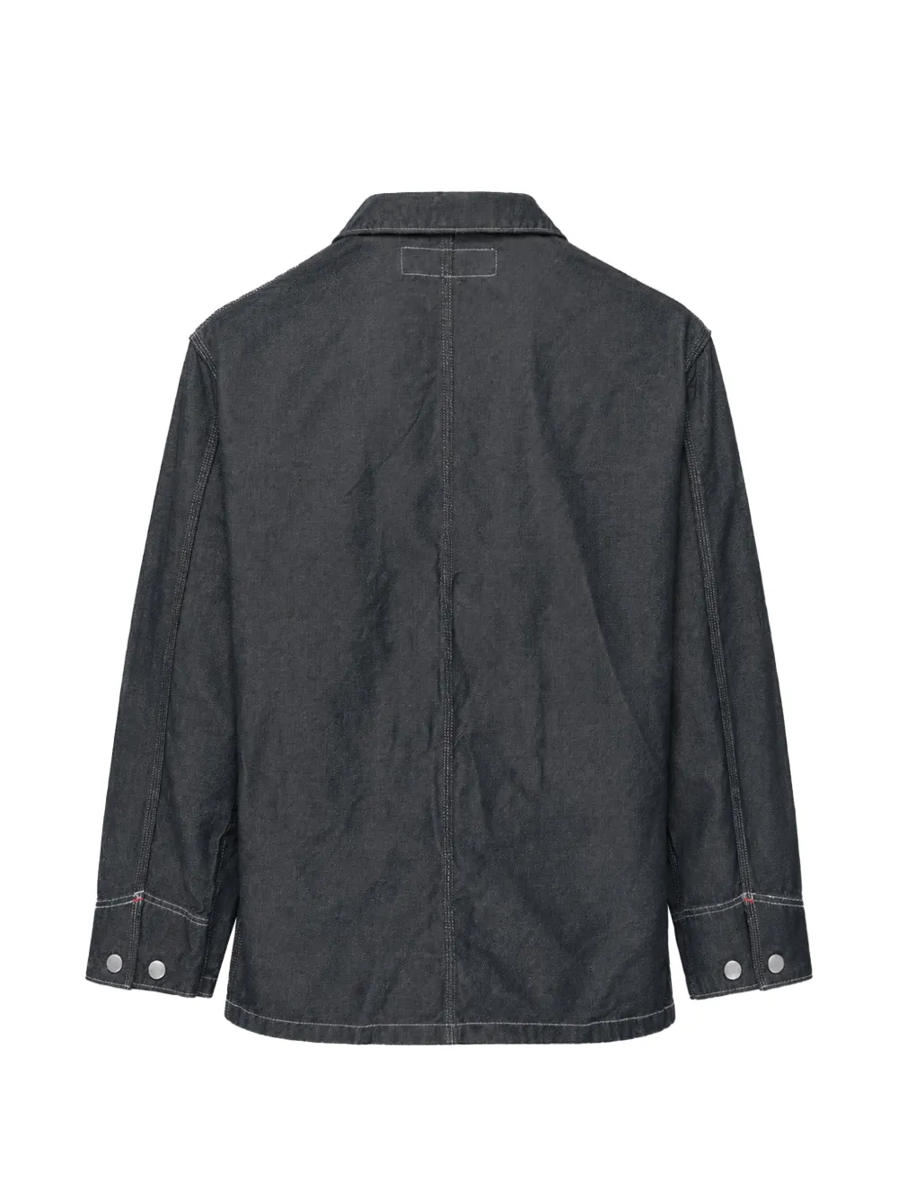 Comme des Garçons Homme Jack met opgestikte zak en contrasterende stiksels Grijs