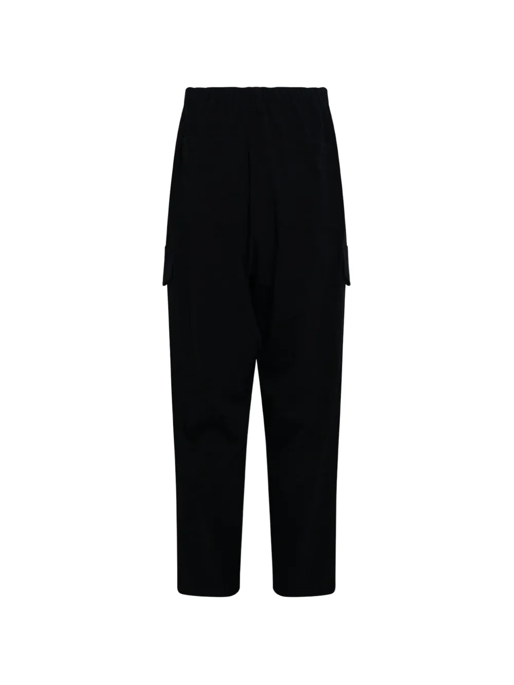 Yohji Yamamoto Cargo broek met klepzak Zwart