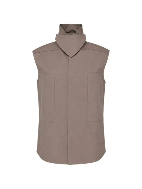 Rick Owens high-neck sleeveless vest