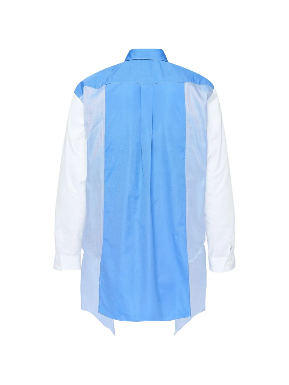 Comme Des Garçons Shirt Overhemd met vlakken Blauw