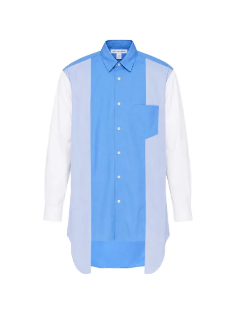 Comme Des Garçons Shirt panelled long-line shirt