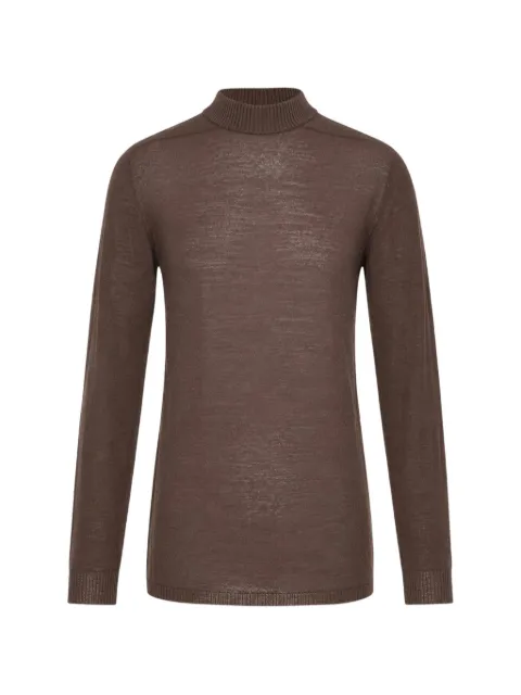 Rick Owens ribbed high-neck sweater