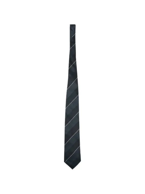 Junya Watanabe striped jacquard-knit tie