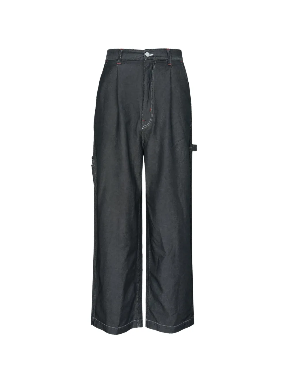 Comme des Garçons Homme contrast-stitch carpenter pants - Grigio