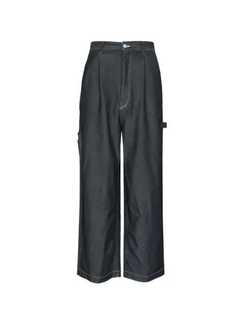 Comme des Garçons Homme contrast-stitch carpenter pants