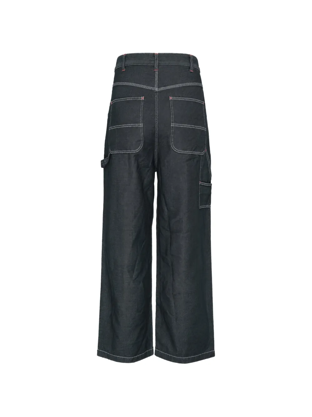 Comme des Garçons Homme Cargo broek met contrasterende stiksels Grijs