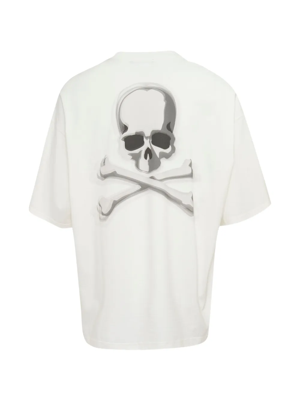 Mastermind Japan T-shirt met doodskopprint Wit