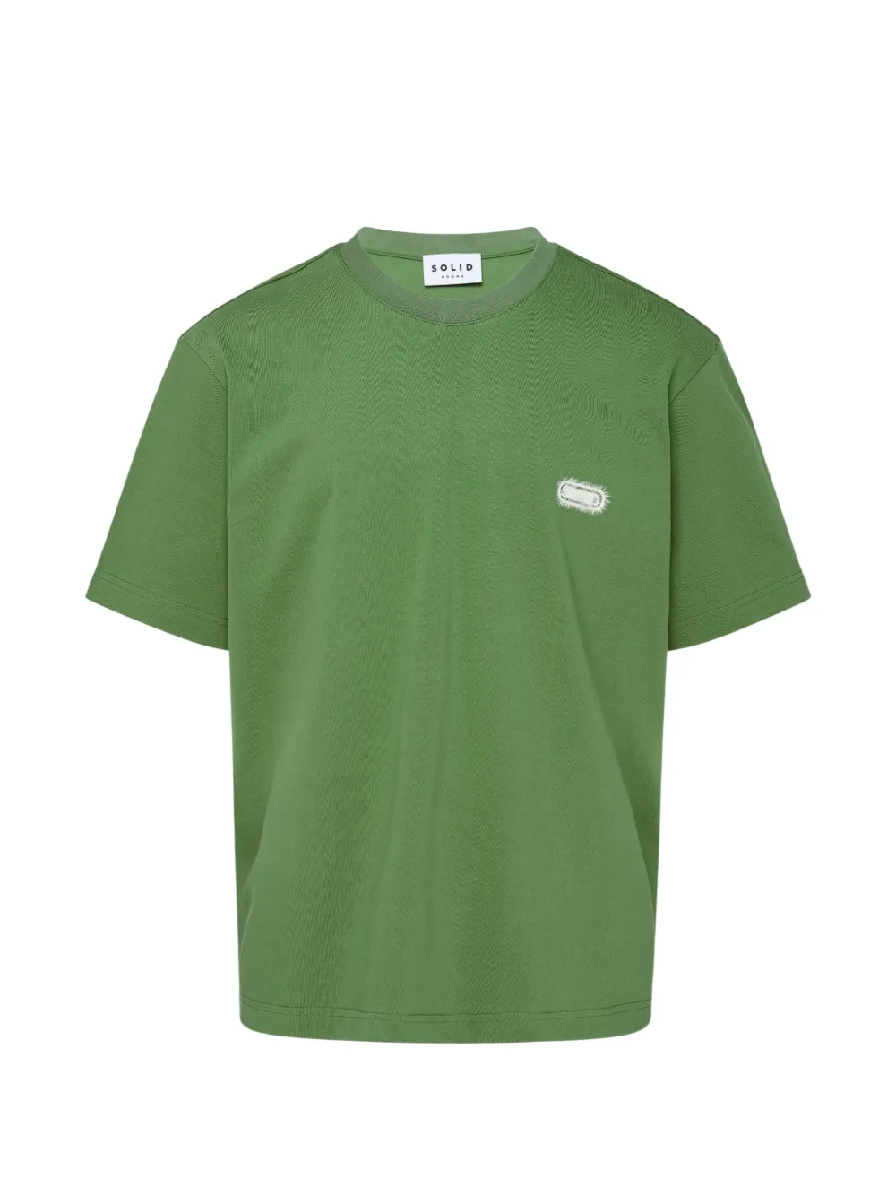 Solid Homme Logo-motif T-shirt In 그린