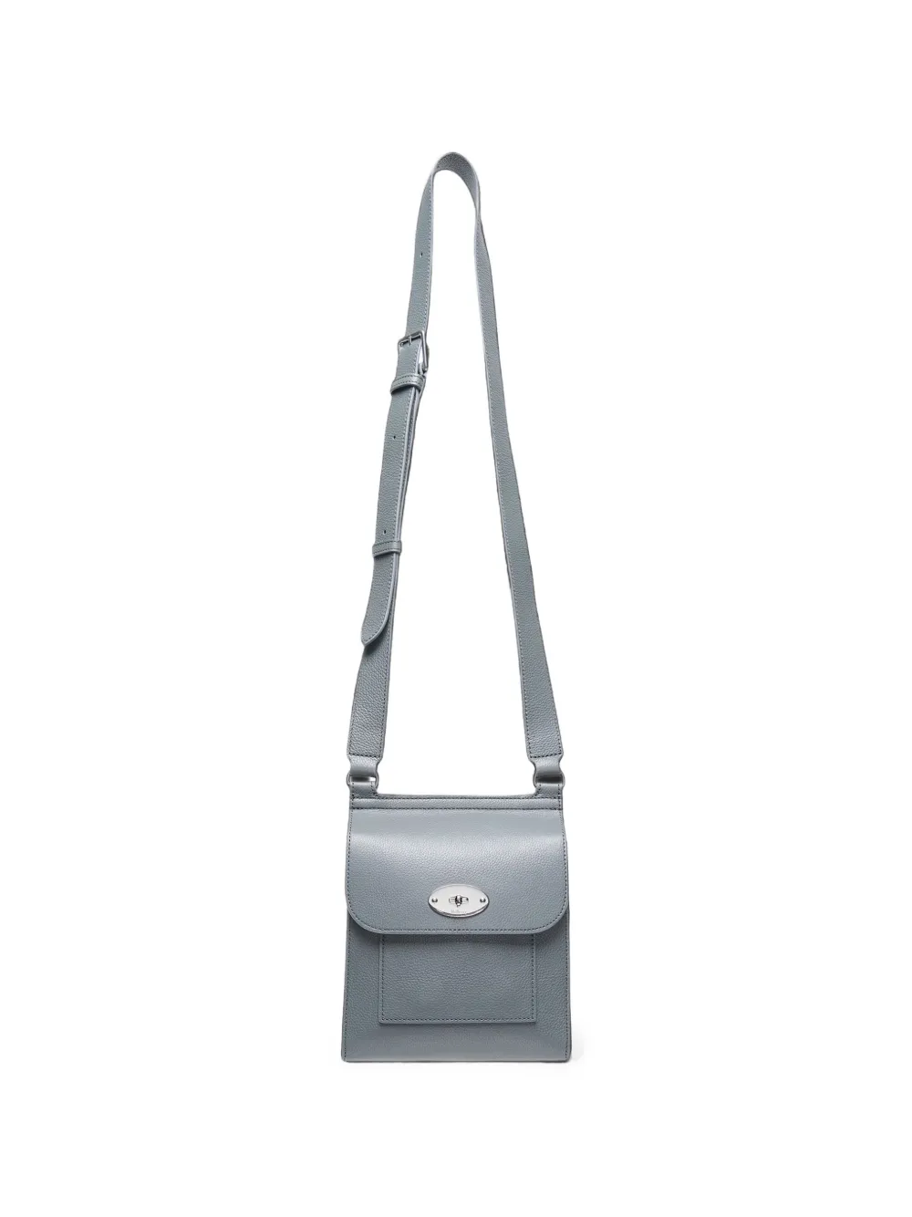 Mulberry small Antony leather messenger bag - Grigio