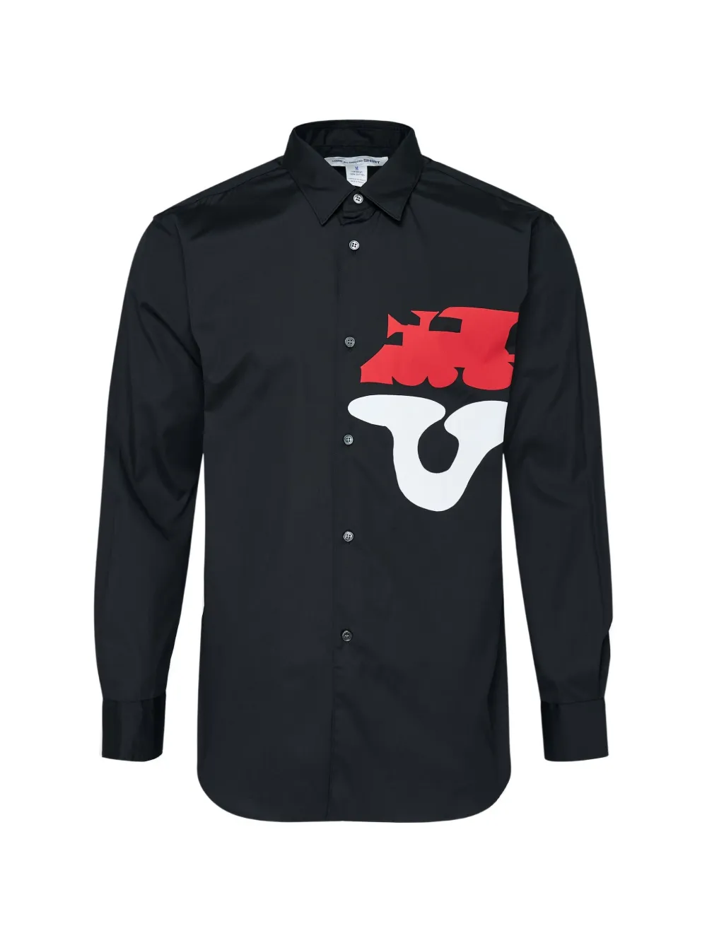 Comme Des Garçons Shirt graphic-print long-sleeve shirt