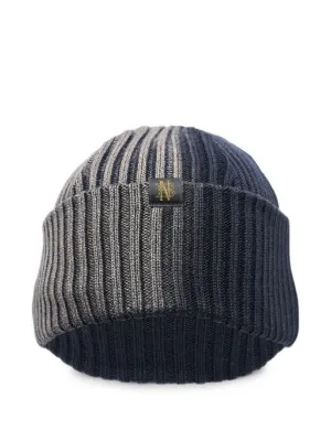 ROA logo-detail Wool Beanie Hat | Grey | FARFETCH