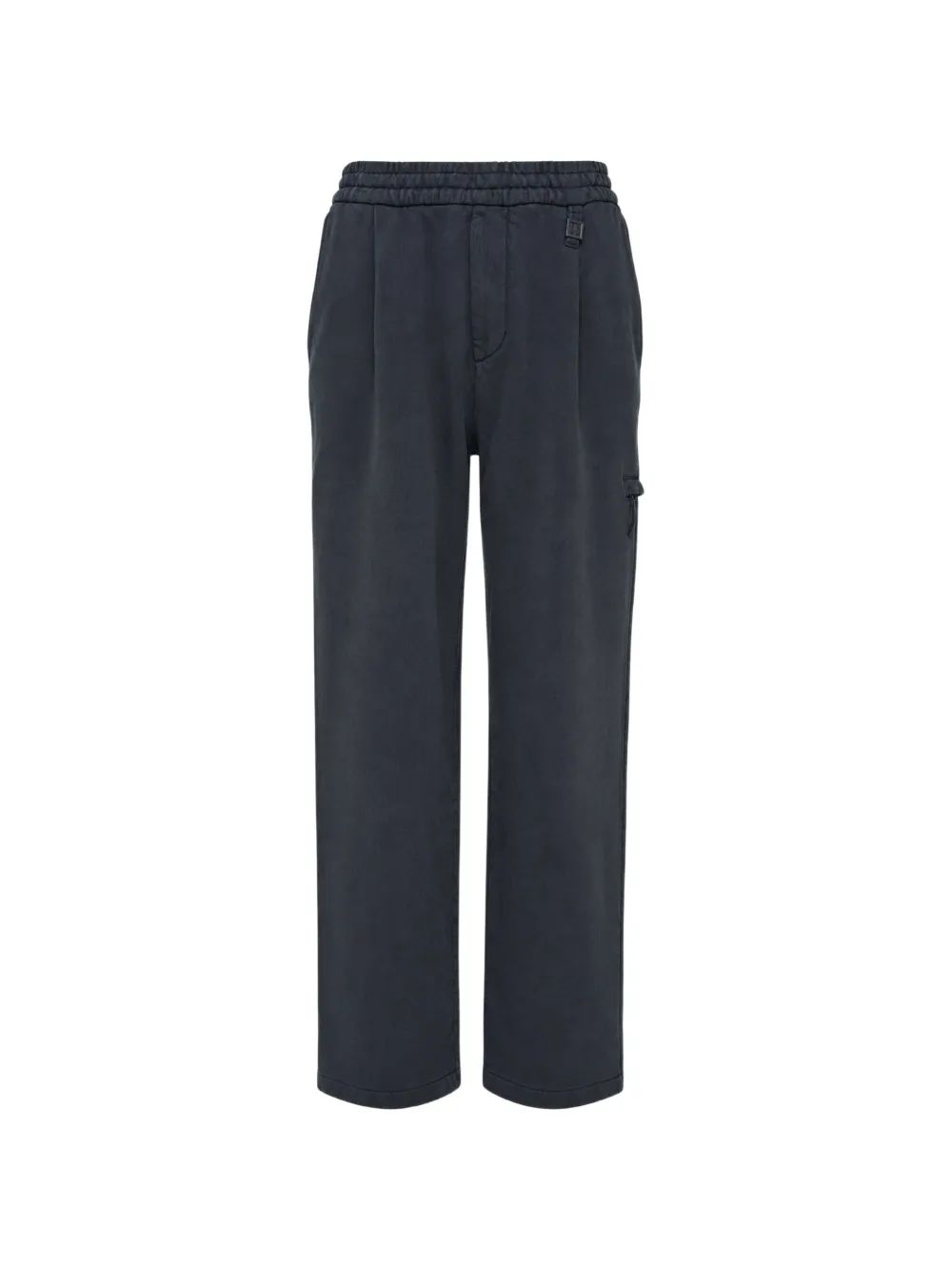 Wooyoungmi elastic-waistband pleated track pants - Grigio
