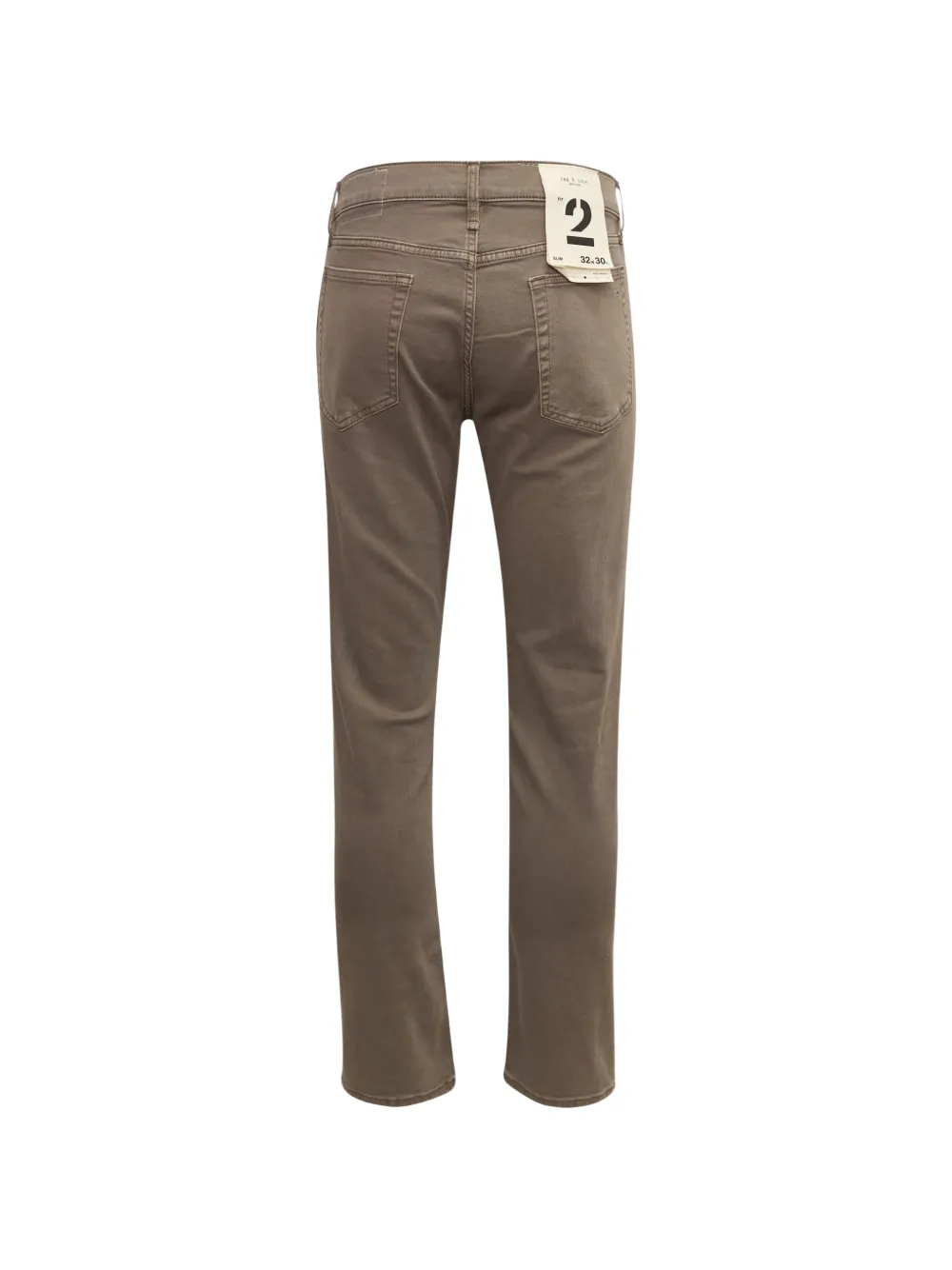 rag & bone Slim-fit jeans Bruin