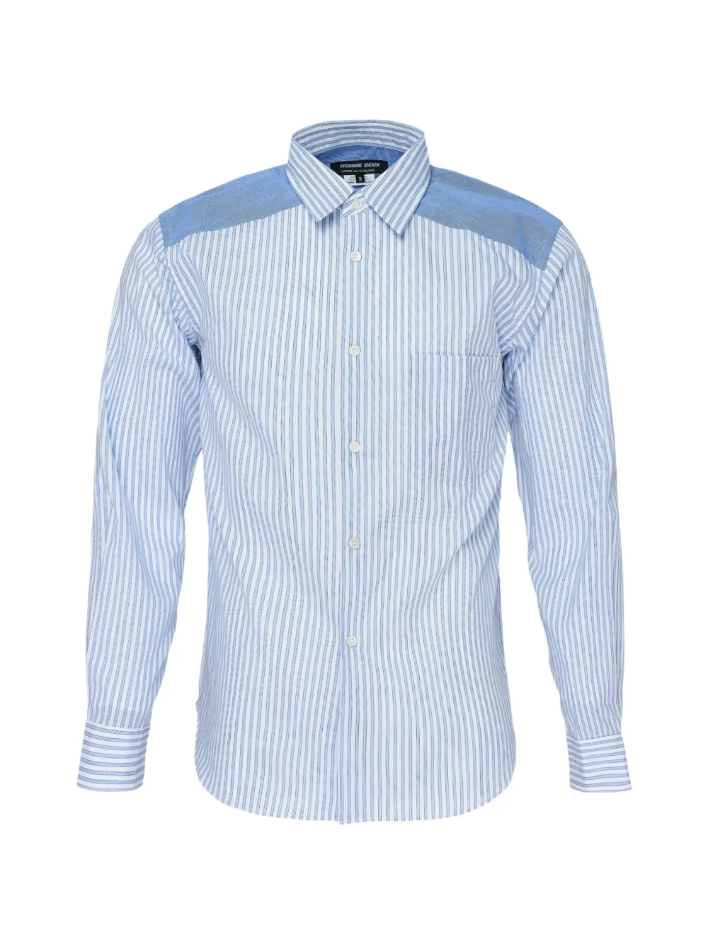 Comme des Garçons Homme Deux striped panelled shirt