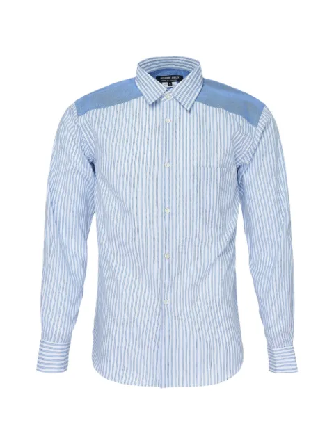 Comme des Garçons Homme Deux striped panelled shirt