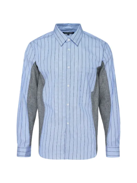 Comme des Garçons Homme Deux striped panelled shirt