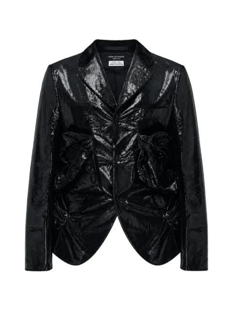 Comme des Garçons Homme Plus ruched-detail blazer