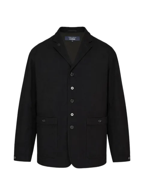 Comme des Garçons Homme button-up patch-pocket jacket