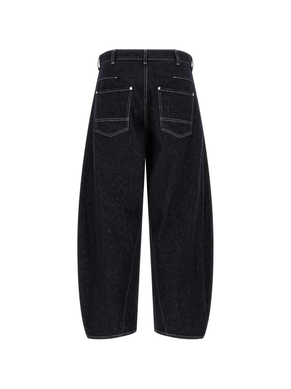 Comme des Garçons Homme Jeans met contrasterend stiksel Blauw