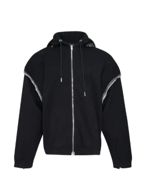 Chrome Hearts NYC ジップアップ パーカー | ブラック | FARFETCH JP