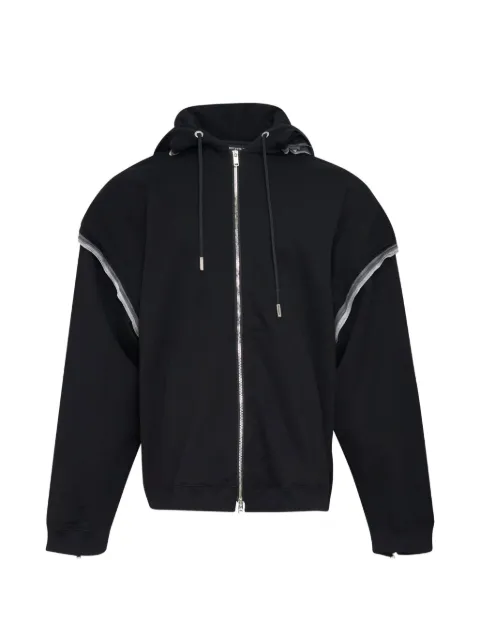 Mastermind Japan zip-up layered hoodie