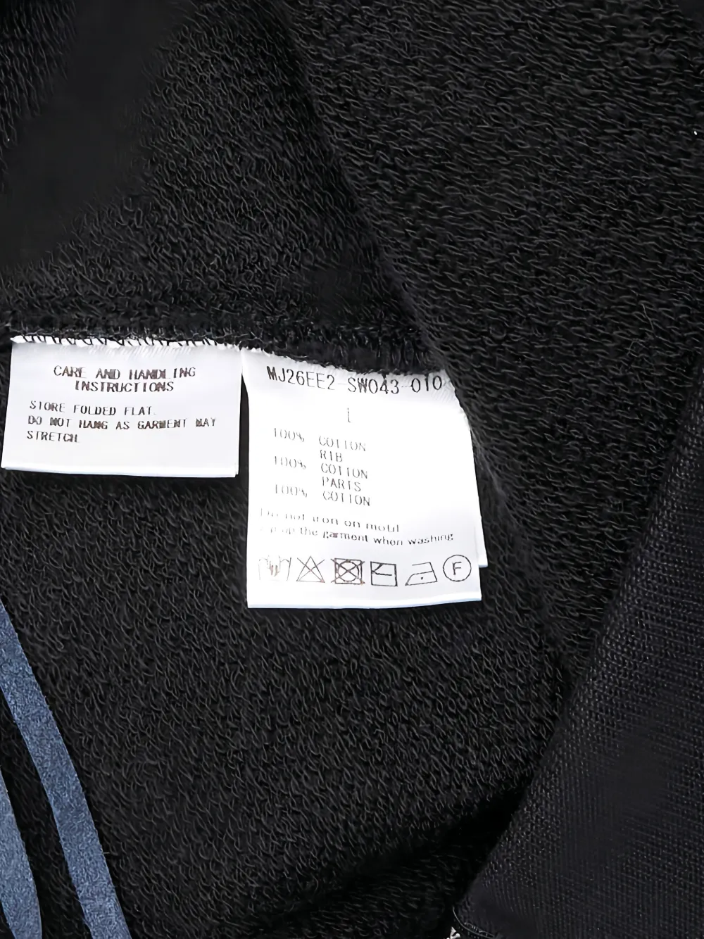 Mastermind Japan zip-up layered hoodie Zwart