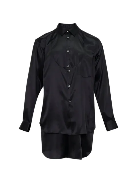 Comme des Garçons Homme Plus layered satin-finish shirt