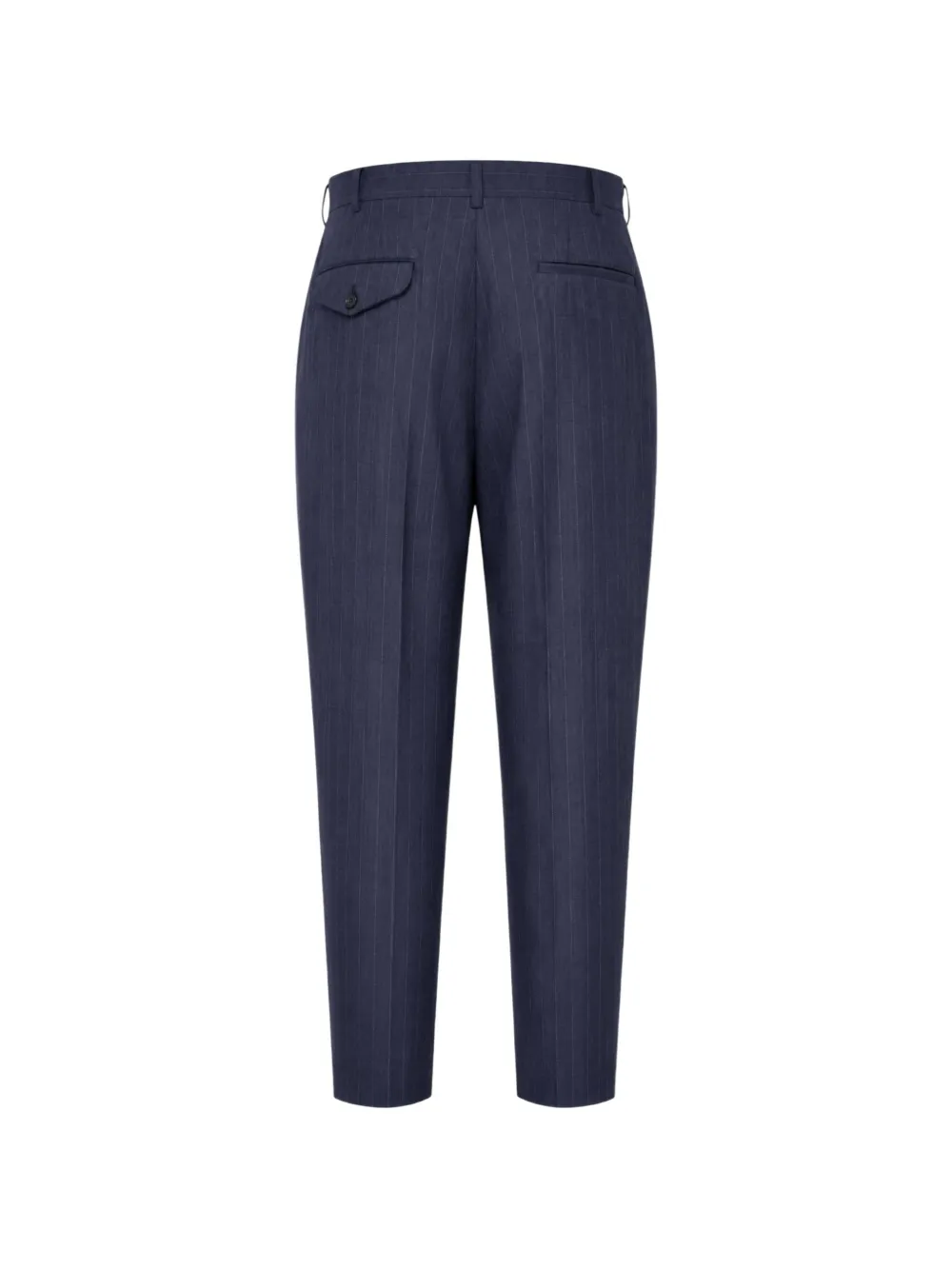 Comme des Garçons Homme Deux Broek met krijtstreep Blauw