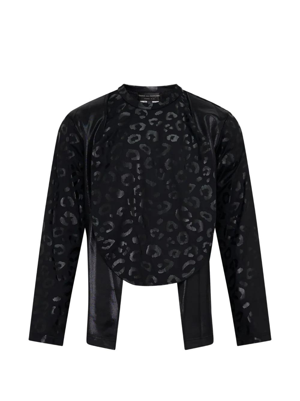Comme des Garçons Homme Plus leopard-print layered T-shirt