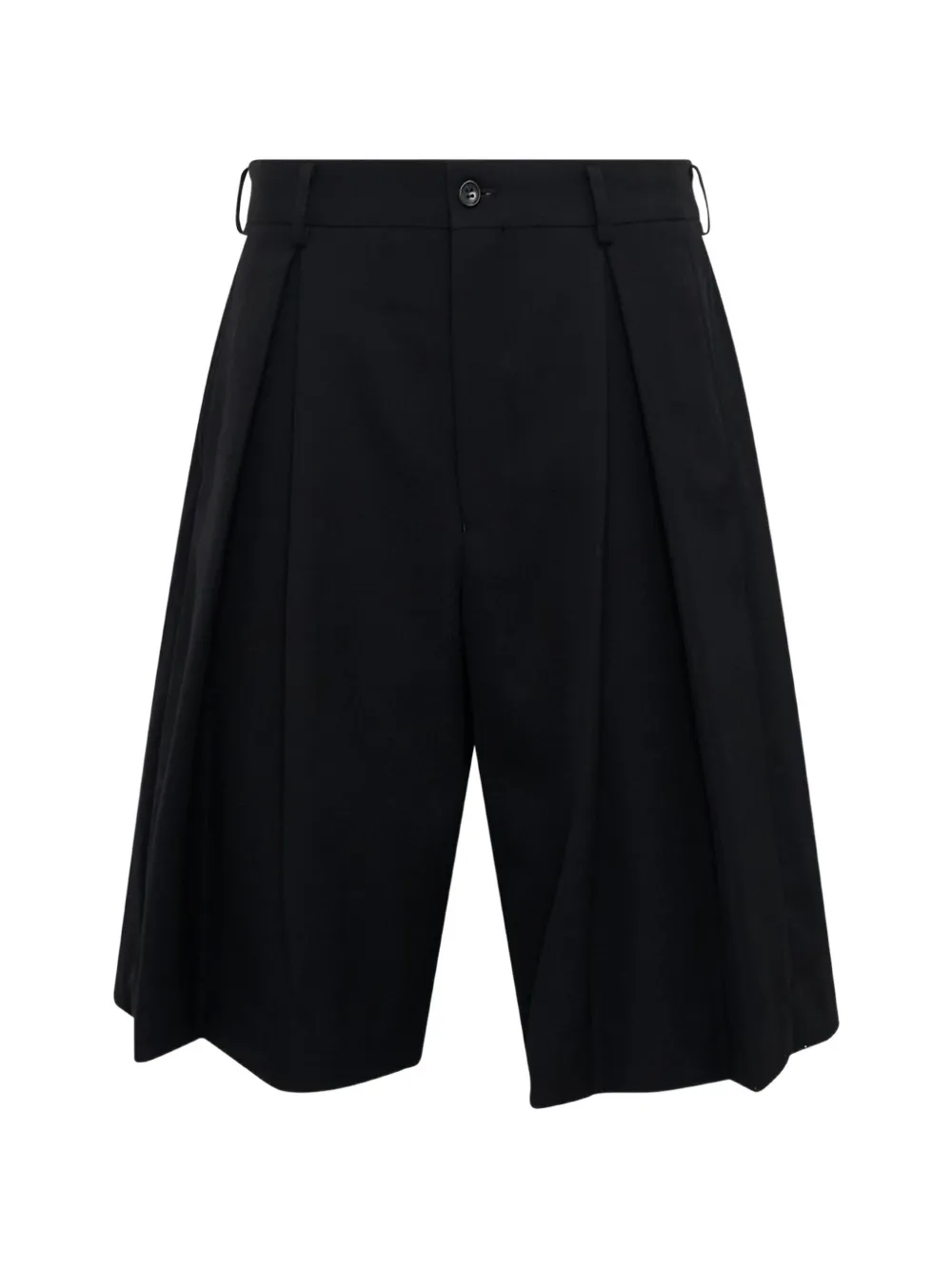 Comme des Garçons Homme Plus gabardine wool bermuda shorts - Nero