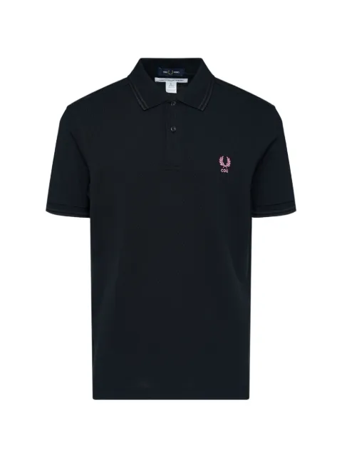 Comme Des Garçons Shirt x Fred Perry logo-embroidered tipped polo shirt