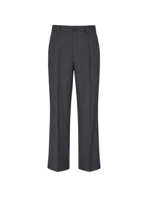 Comme des Garçons Homme Deux pinstripe-pattern pleated trousers