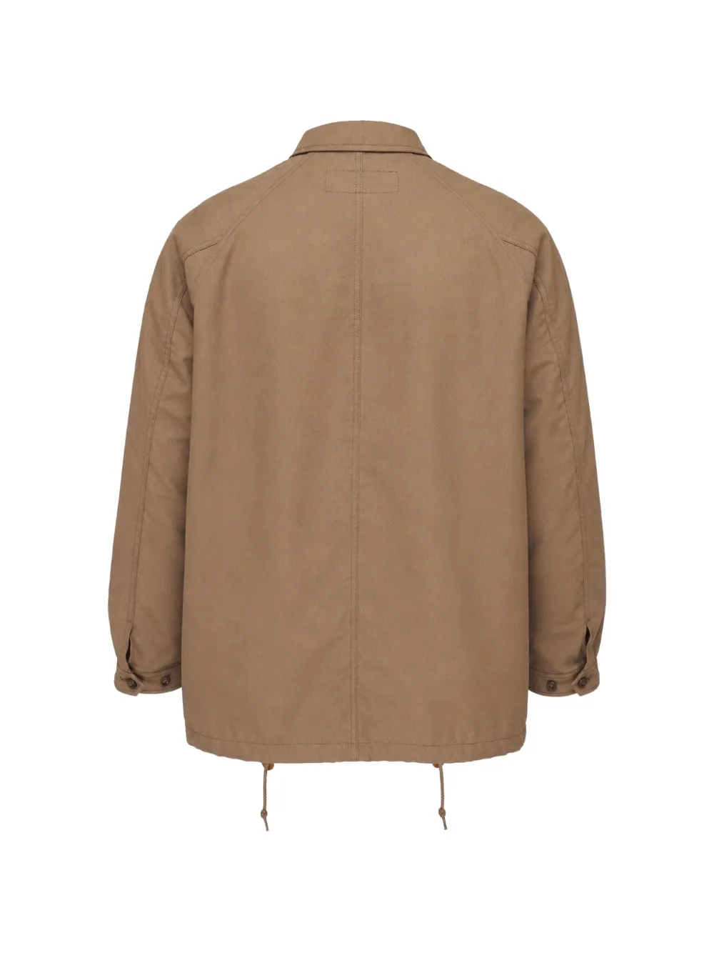 Comme des Garçons Homme Jack met gekerfde revers en trekkoord bij de zoom Bruin